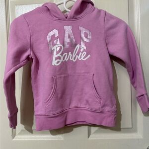 GAP Kids Hoodie in Pink with Barbie Logo